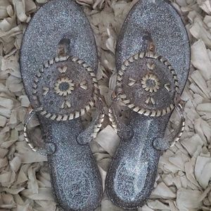 Jack Rogers Sparkle Georgica Jelly Sandals